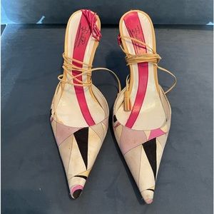 Emilio Pucci Strappy Heels